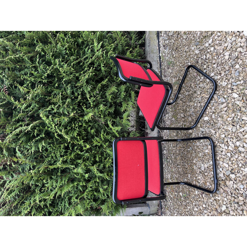 Set of 10 vintage B32 chairs by Marcel Breuer