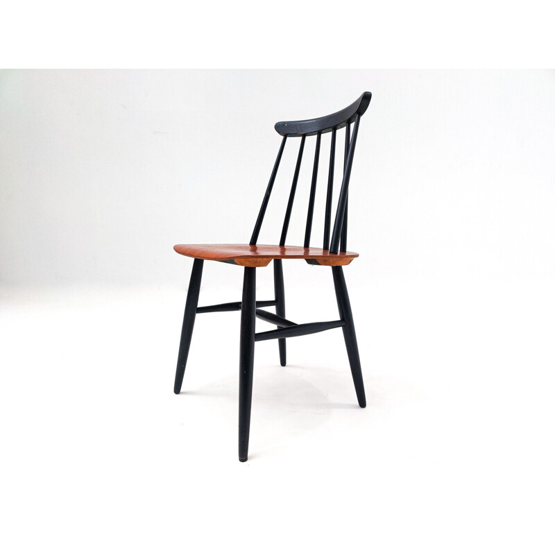 Set van 6 vintage "Fanett" stoelen van Ilmari Tapiovaara voor Edsby Verken, 1960