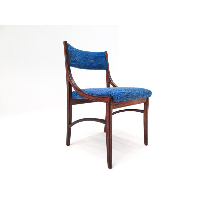 Ensemble de 4 chaises et 2 fauteuils vintage modèle 110 par Ico Parisi, Italie 1960