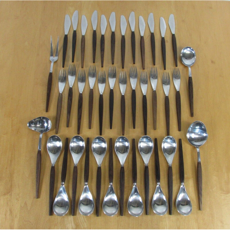 Mid-century modernist cutlery set, Denmark 1960s