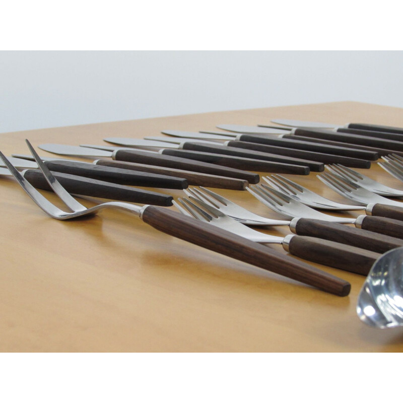 Mid-century modernist cutlery set, Denmark 1960s