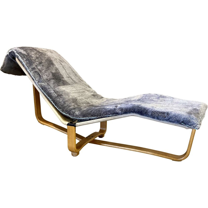 Scandinavian vintage stamped lounge chair, 1960