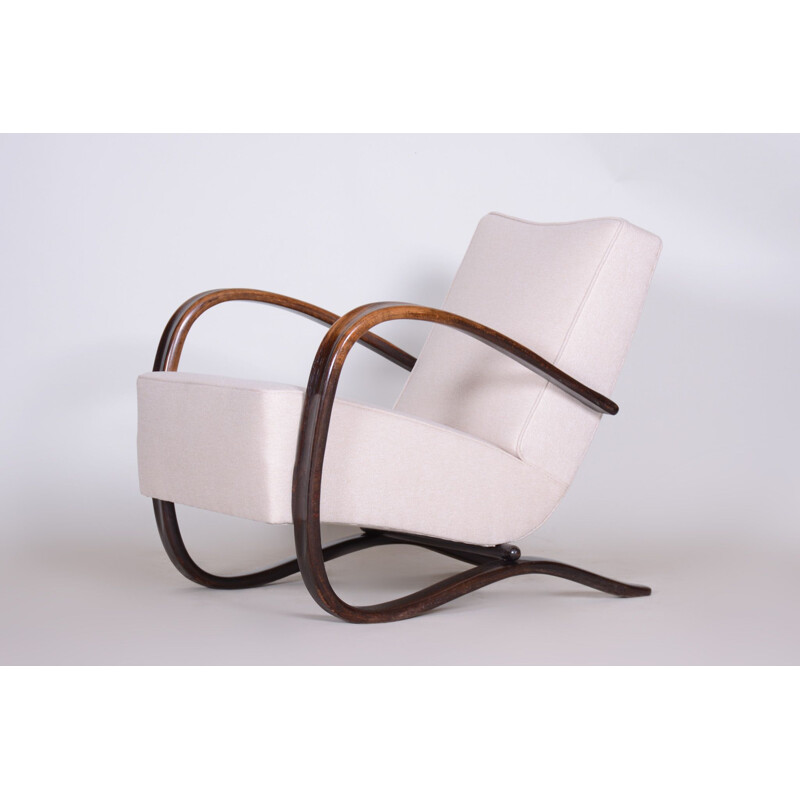 Vintage H-269 armchair by Halabala for Up Zavody, Czechoslovakia 1930s