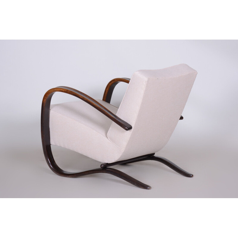 Vintage H-269 armchair by Halabala for Up Zavody, Czechoslovakia 1930s