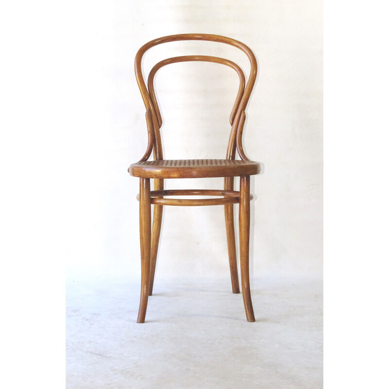 Vintage Kohn N14 chair in Vienna cane, 1890