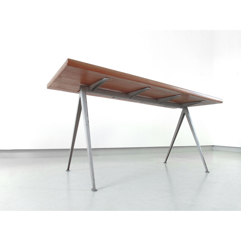 Vintage pyramid table by Wim Rietveld for Ahrend de Cirkel, Netherland 1960s