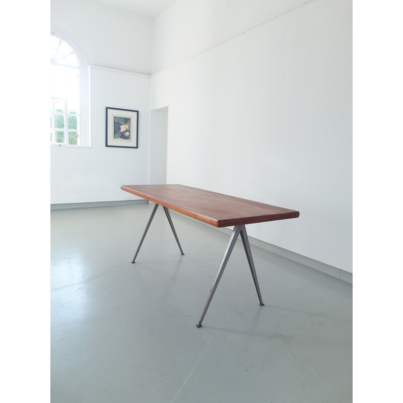 Vintage pyramid table by Wim Rietveld for Ahrend de Cirkel, Netherland 1960s