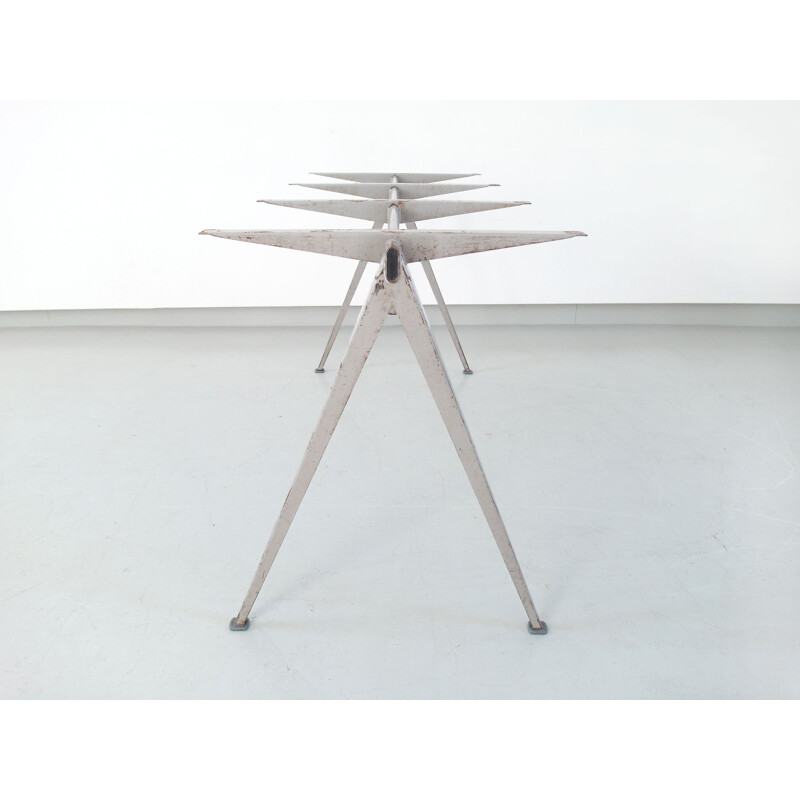 Vintage pyramid table by Wim Rietveld for Ahrend de Cirkel, Netherland 1960s