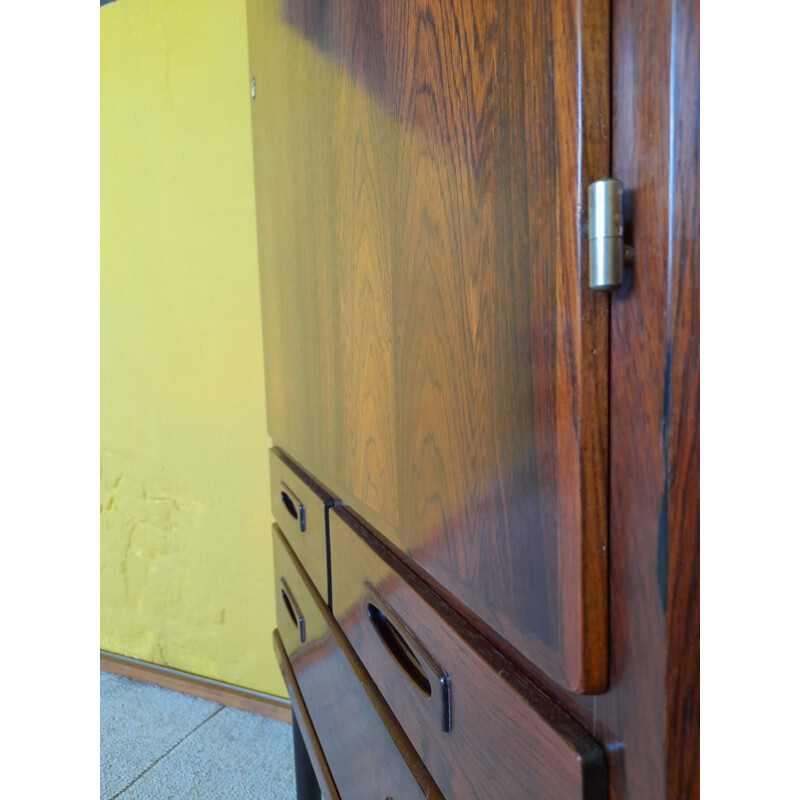 Vintage Danish rosewood corner cabinet, 1960