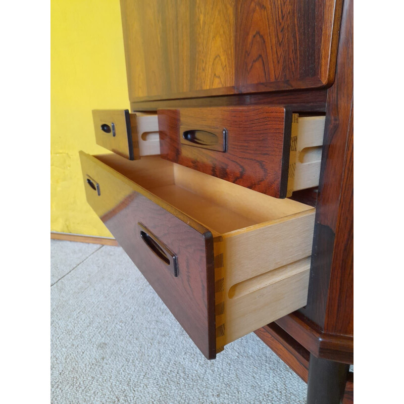 Vintage Danish rosewood corner cabinet, 1960