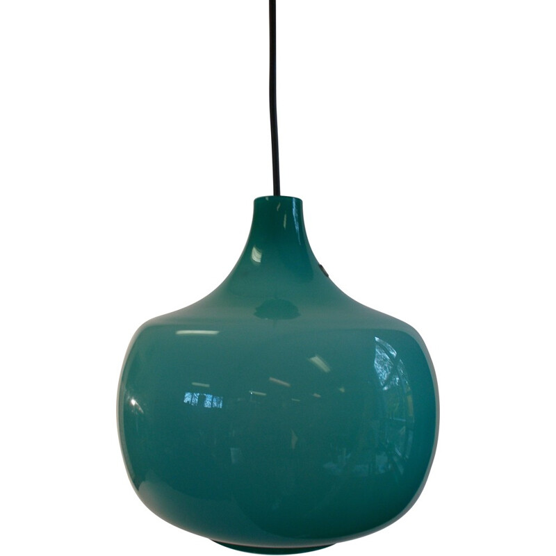 Suspension Venini en verre turquoise, Paolo VENINI - 1960
