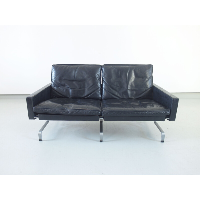 Vintage 2-seater sofa Apk 31 by Poul Kjaerholm for Ejvind Kold Christensen, Denmark 1958