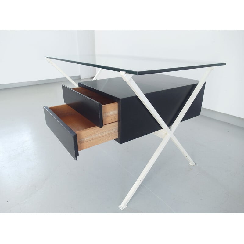 Minimalist vintage desk by Franco Albini for Knoll International, Belgium 1949