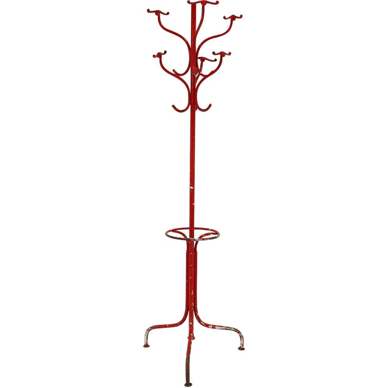 Vintage cast iron coat rack, 1920