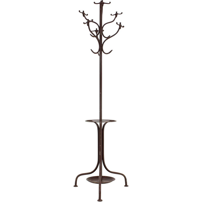 Vintage cast iron coat rack, 1920