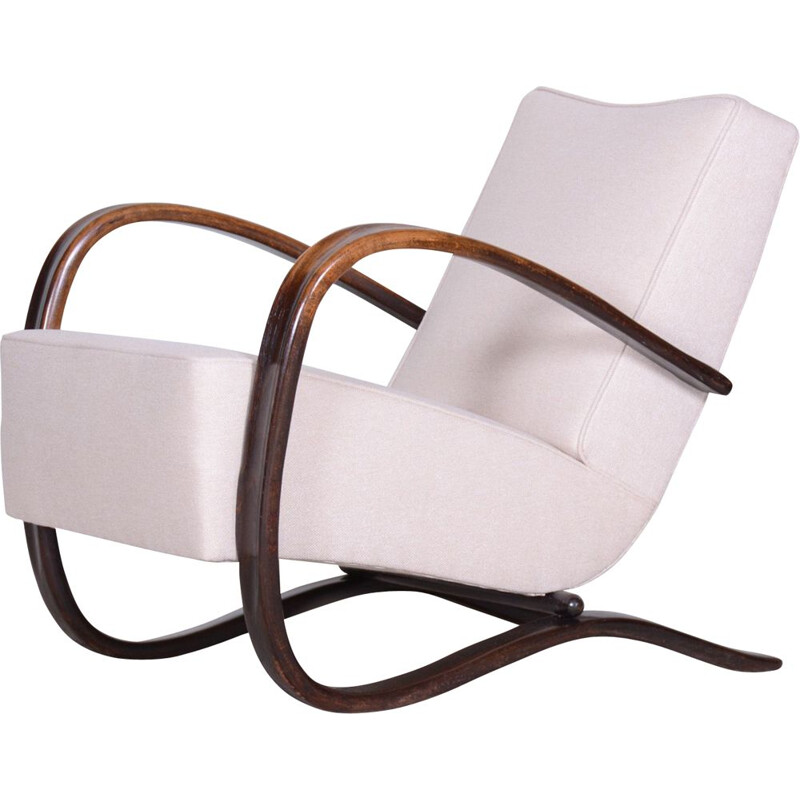 Vintage H-269 armchair by Halabala for Up Zavody, Czechoslovakia 1930s