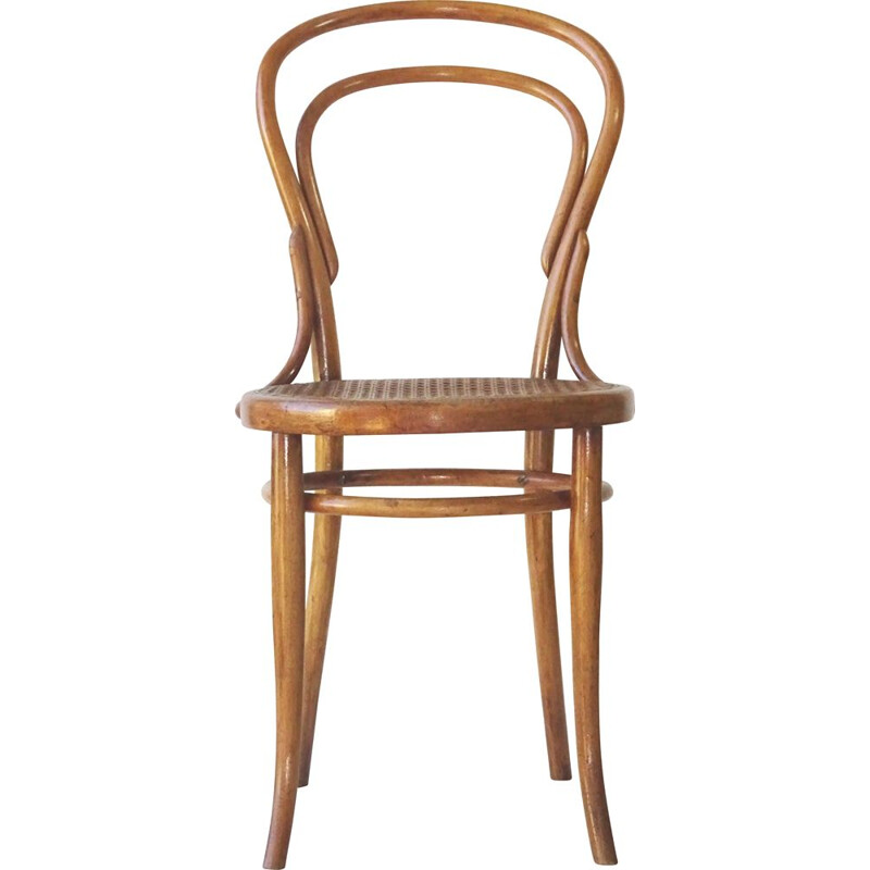 Vintage Kohn N14 chair in Vienna cane, 1890