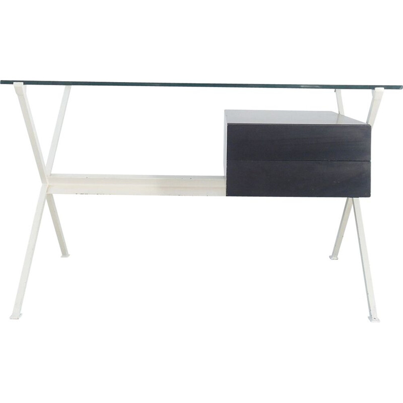 Vintage minimalistisch bureau van Franco Albini voor Knoll International, België 1949