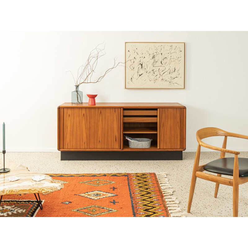 Vintage Scandinavian teak sideboard by Kibaek Møbelfabrik As, Denmark 1960s