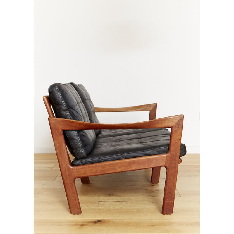 Dänisches Vintage 2-Sitzer-Sofa von llum Wikkelsø für Niels Eilersen