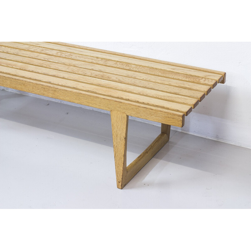 Oakwood "Tokyo" bench, Yngvar SANDSTROM - 1960s