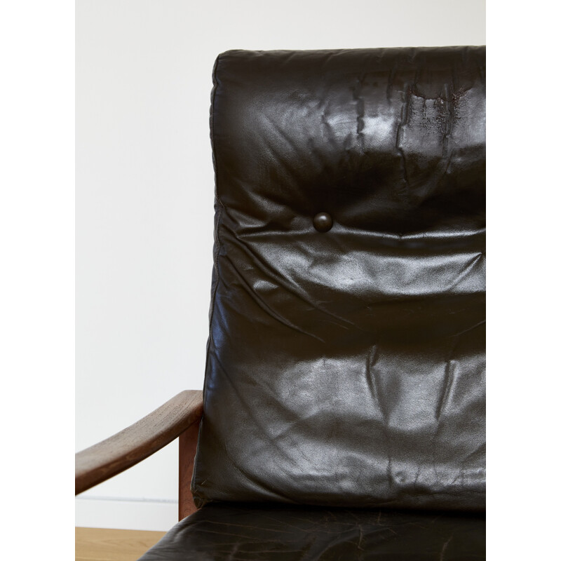 Vintage swivel armchair by Arne Wahl Iversen for Komfort