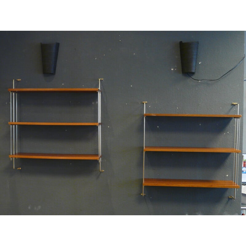 Duo shelves "String" - 1950s