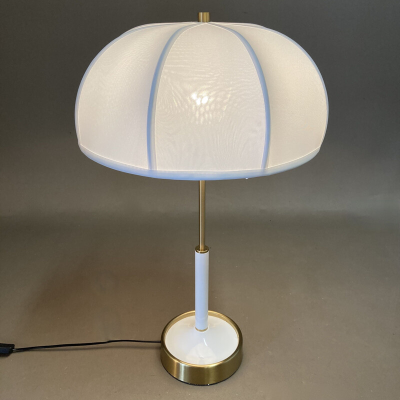 White vintage scandinavian lamp