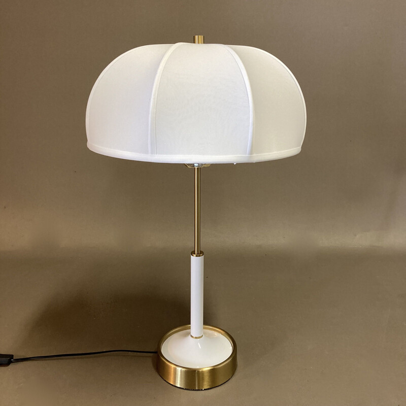 White vintage scandinavian lamp