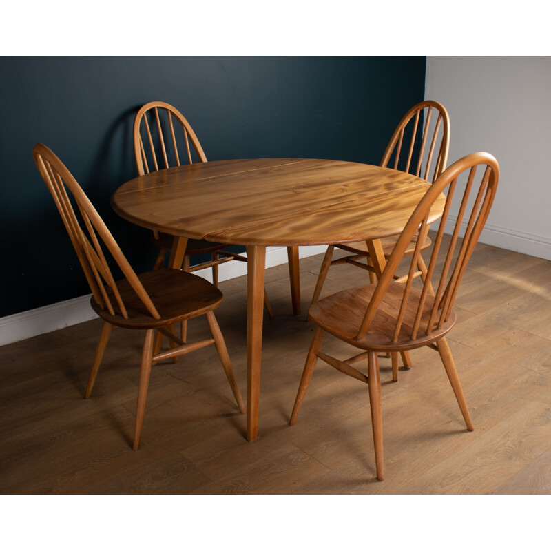 Juego de comedor vintage de Ercol, 1960