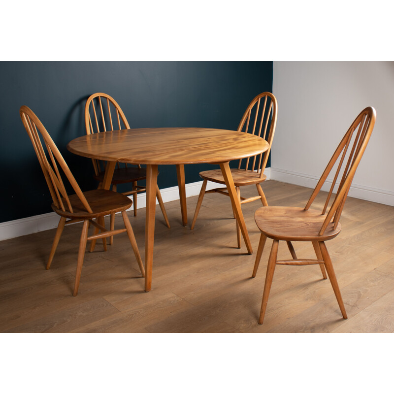 Juego de comedor vintage de Ercol, 1960