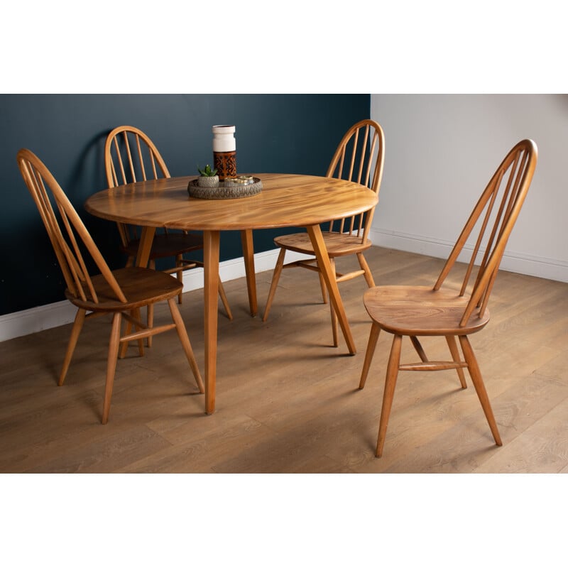 Juego de comedor vintage de Ercol, 1960