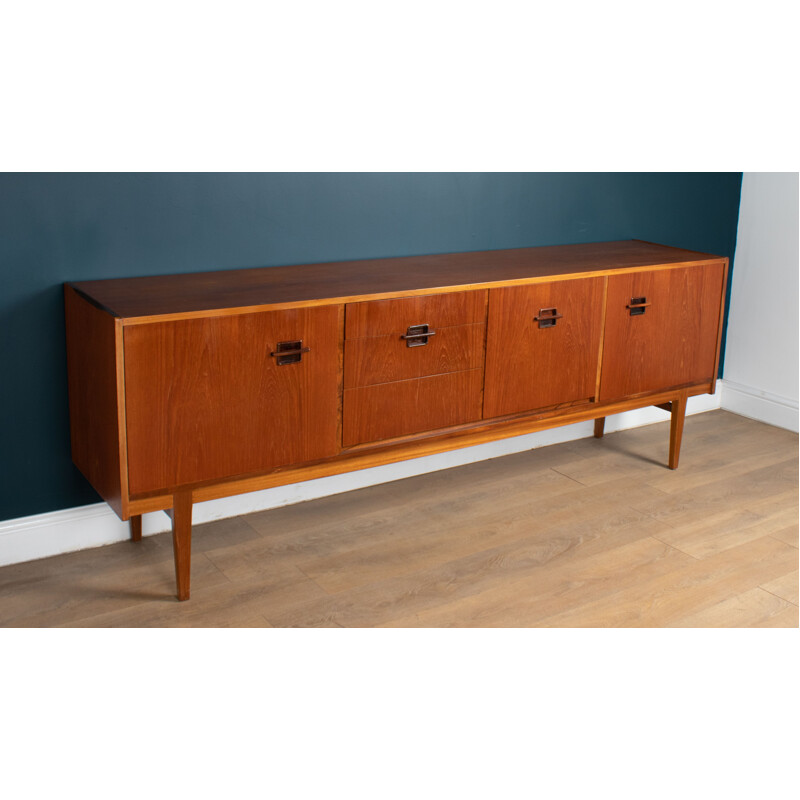 Vintage Korinthisch teakhouten dressoir van Nathan, 1960