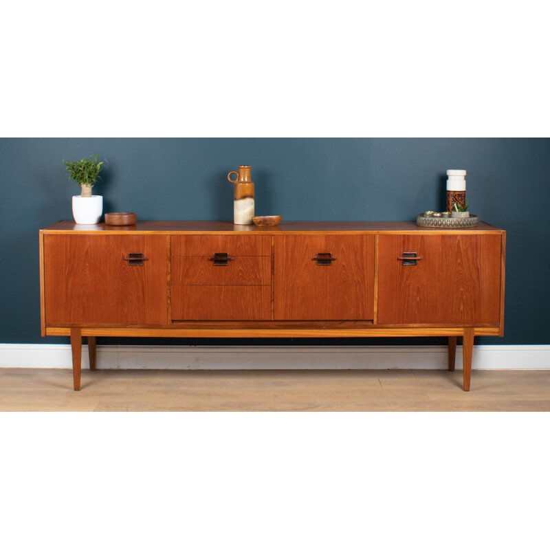 Credenza corinzia d'epoca in teak di Nathan, 1960