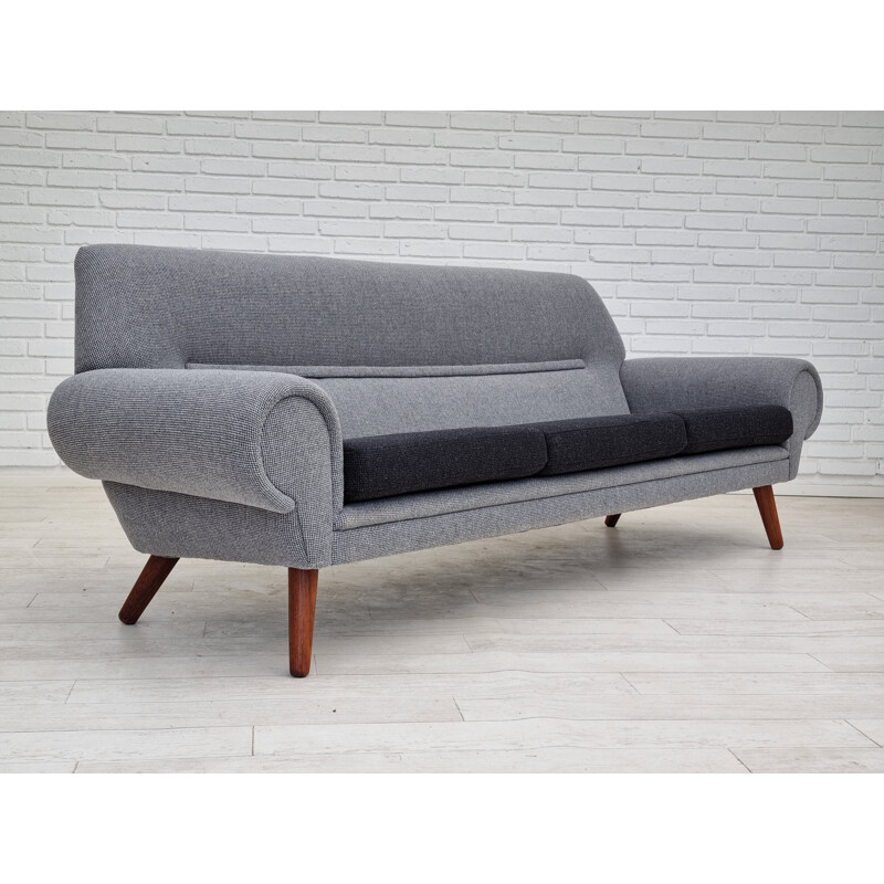 Dänisches Vintage-Sofa aus Palisanderholz und Wolle Modell 14 von Kurt Østervig, 1960