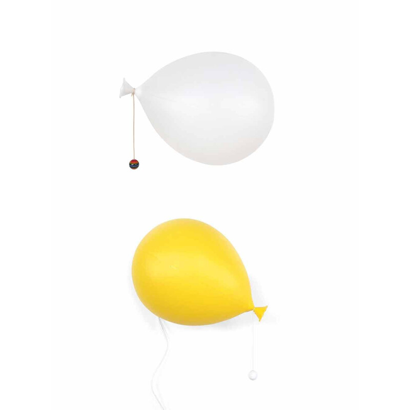 Vintage balloon wall lamp by Yves Christin for Bilumen, 1984