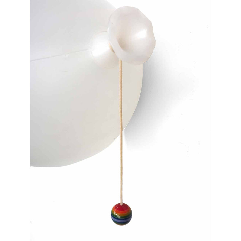 Lampada da parete vintage a palloncino di Yves Christin per Bilumen, 1984
