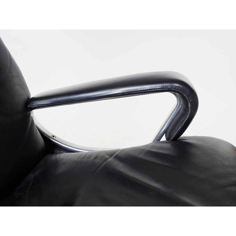 Vintage King swivel armchair by André Vandenbeuck for Strässle, Switzerland 1970