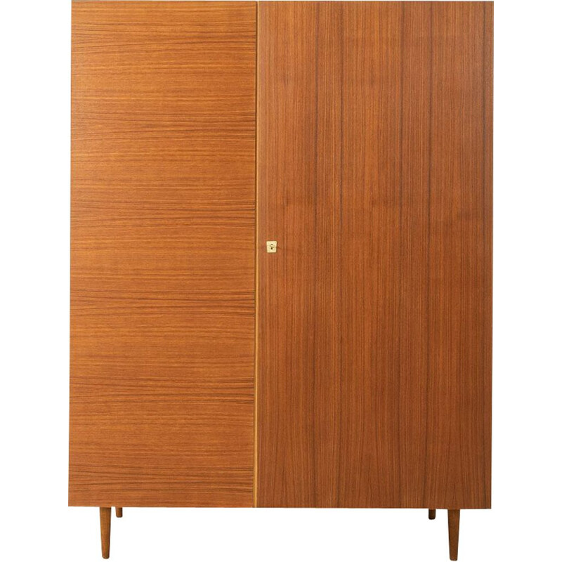 Armoire vintage en teck à deux portes, Allemagne 1960