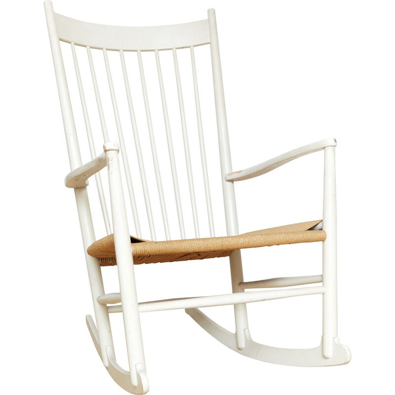 Vintage rocking chair model J16 by Hans J.Wegner for Fdb Møbler