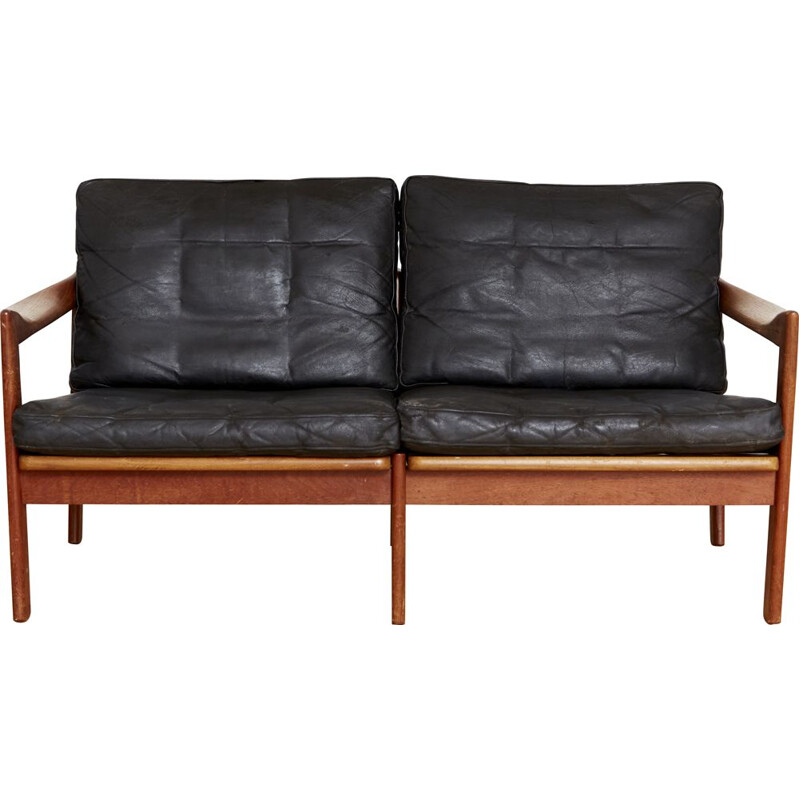 Dänisches Vintage 2-Sitzer-Sofa von llum Wikkelsø für Niels Eilersen