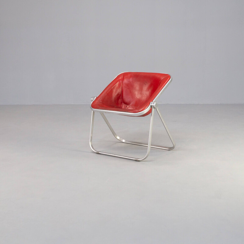 Sillón plegable vintage "Plona" de Giancarlo Piretti para Castelli, 1969