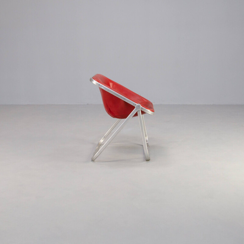 Vintage opklapbare fauteuil "Plona" van Giancarlo Piretti voor Castelli, 1969