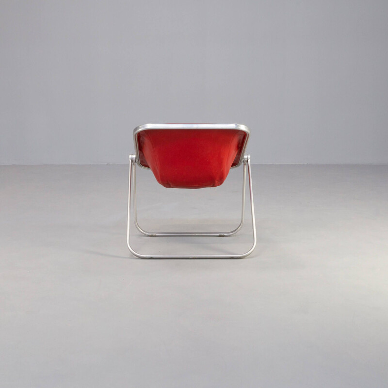 Vintage opklapbare fauteuil "Plona" van Giancarlo Piretti voor Castelli, 1969