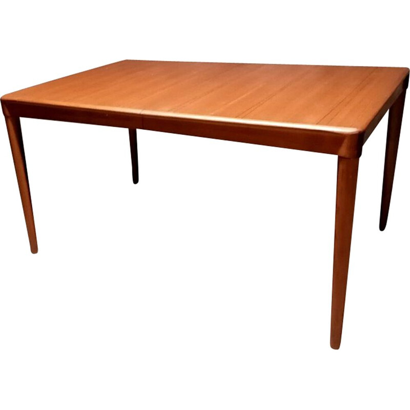 Scandinavian vintage teak table by N.Moller, 1960