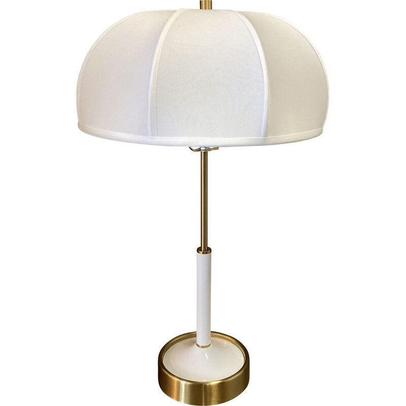 White vintage scandinavian lamp