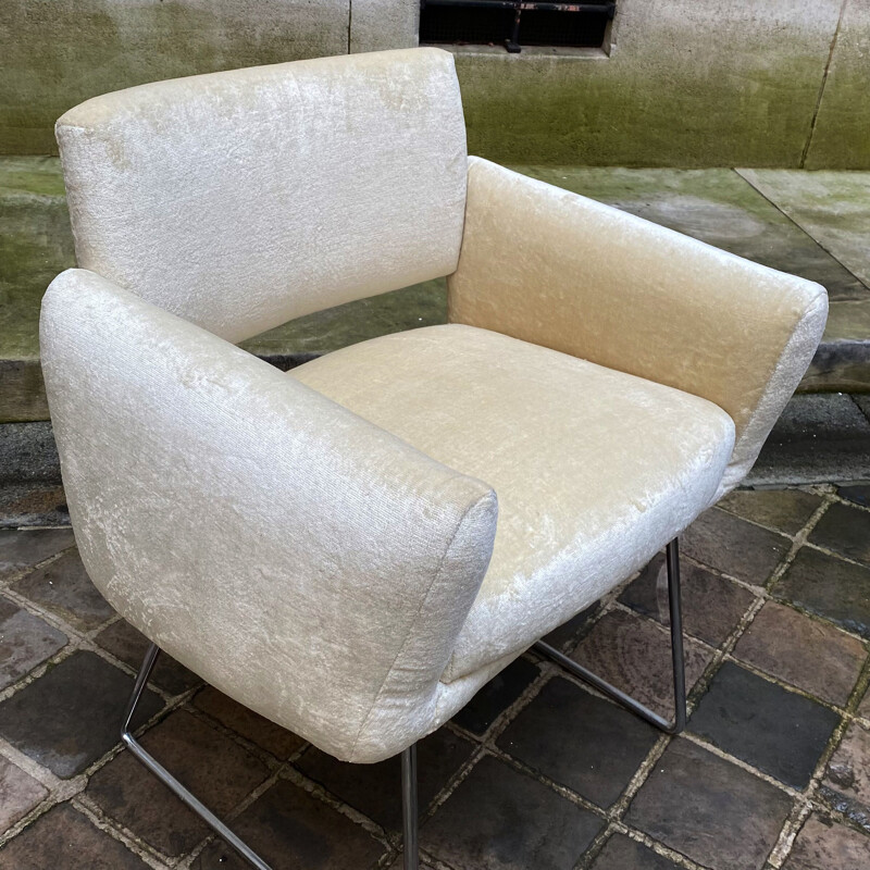 Pair of vintage armchairs 763 by Joseph André Motte for Steiner