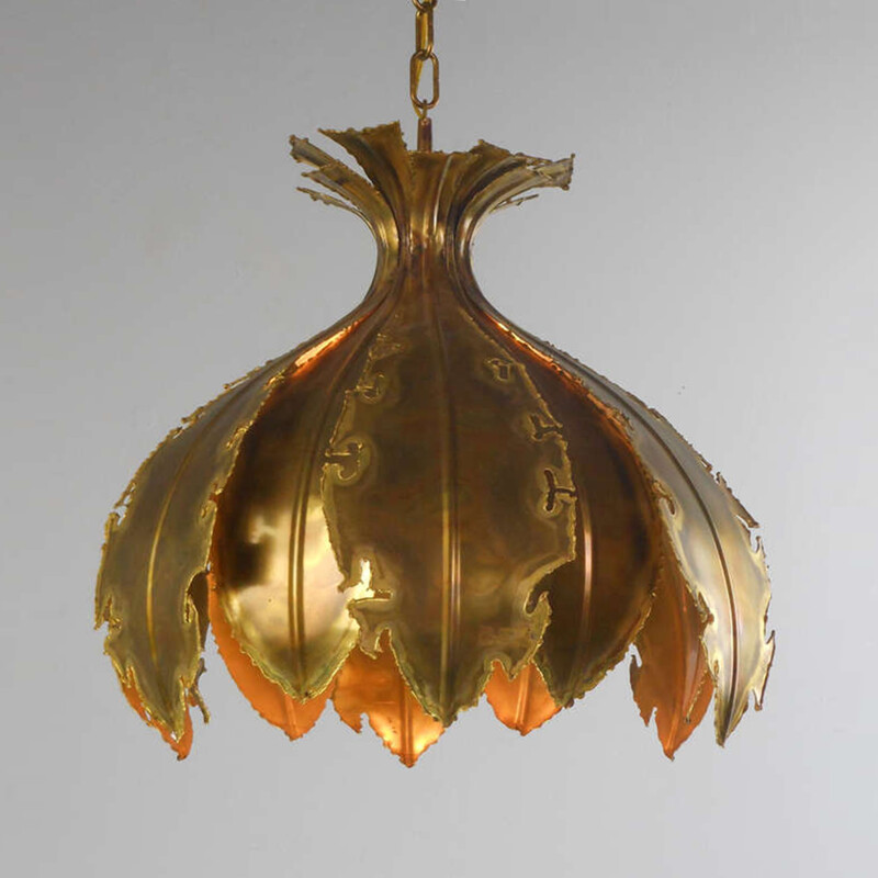 Brutalist Holm Sorensen & Co hanging Lamp - 1960s