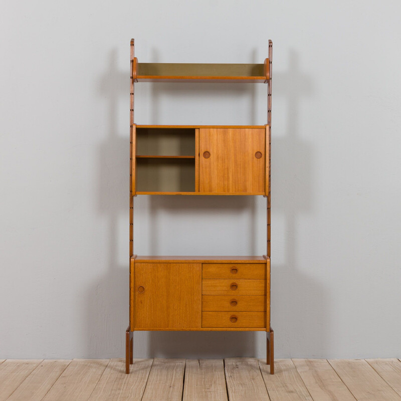 Vintage Ergo bookcase in teak by John Texmon and Einar Blindheim, Norway 1960s