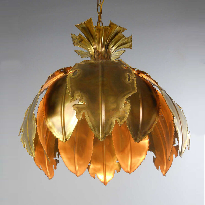 Brutalist Holm Sorensen & Co hanging Lamp - 1960s